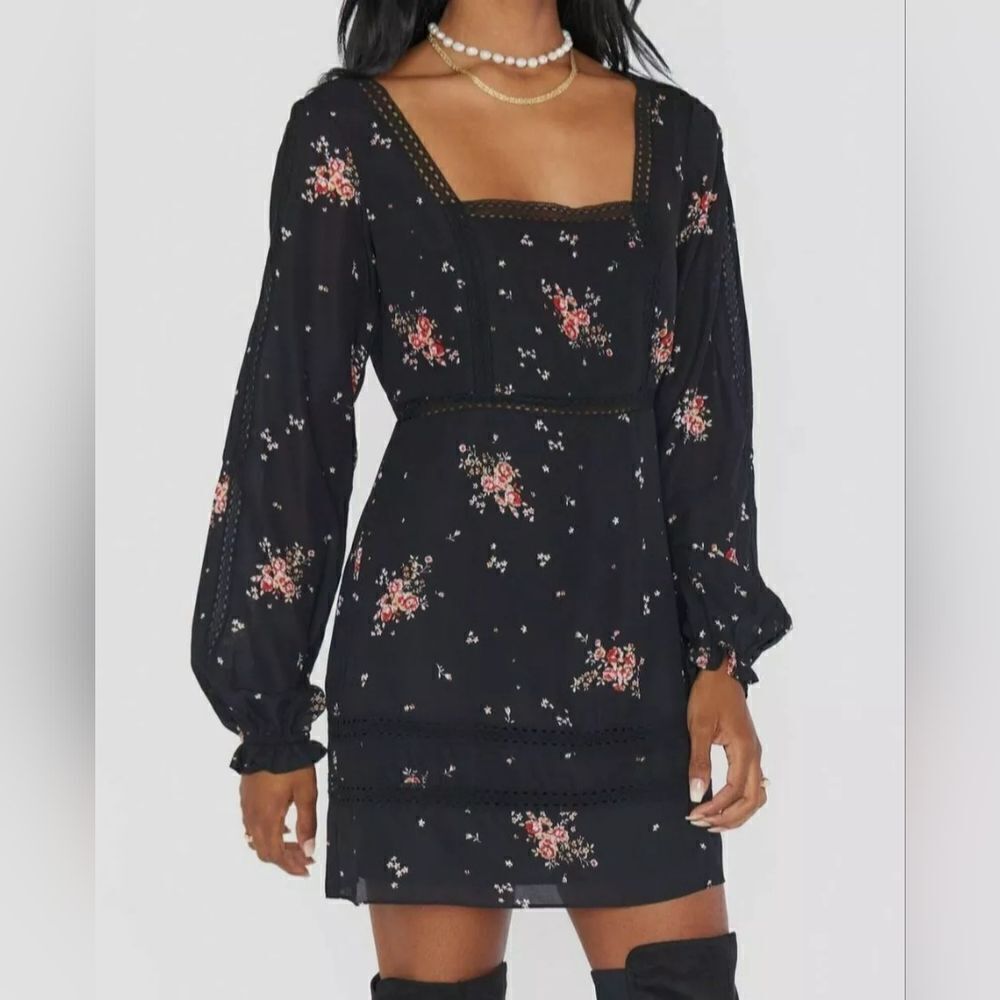 Show Me Your Mumu M Floral Dress Whimsigoth Fairy Grunge Rebel Punk Witchy